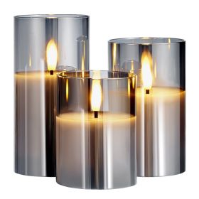 VEVOR Flameless LED Candles 3 Pack Battery Operated Candles with Remote Control