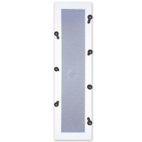 7-Peg Mug Rack by Millwork Engineering, White Frame